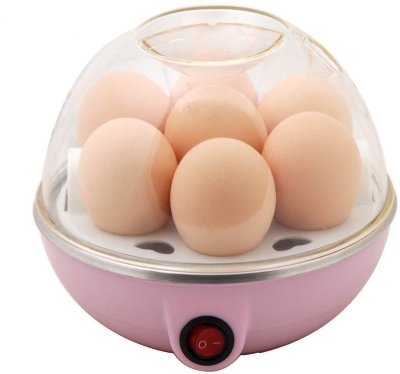Skyzone Multifunctional Electric 7 Egg Boiler Poacher Multifunctional Electric 7 Egg Boiler Poacher Egg Cooker(Yellow, 7 Eggs)