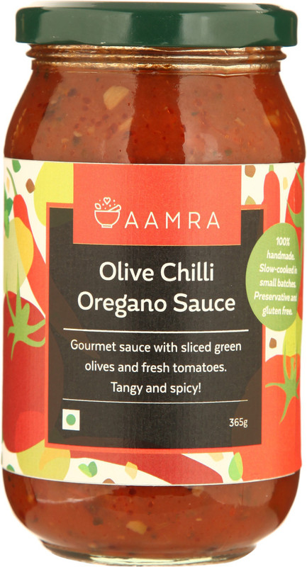AAMRA Olive Chilli Oregano Sauce Sauce(365 g)