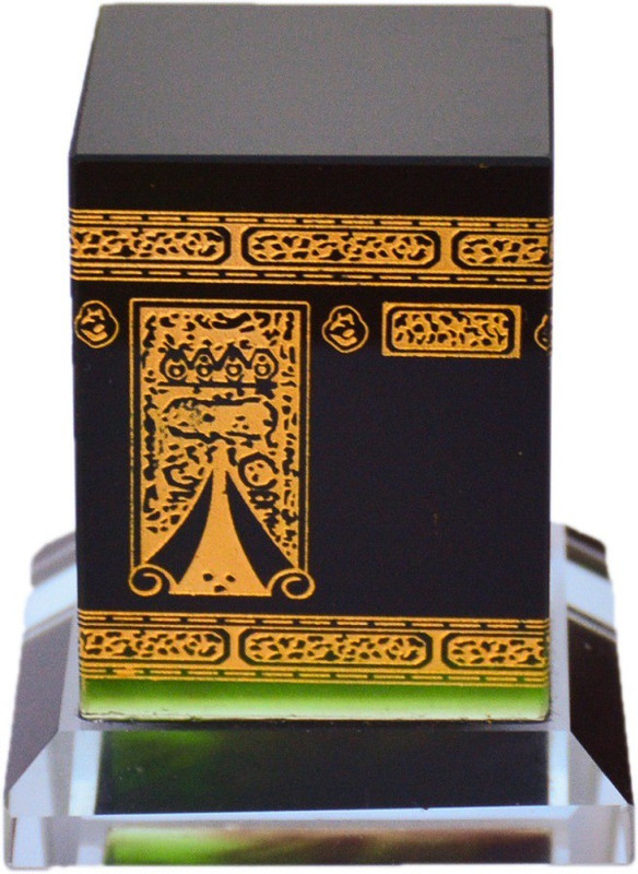 chungroo Wooden Ajmer Sharif Islamic Holy Quran Khana Kaba Art Decorative Showpiece  -  0.4 cm(Plastic, Black)