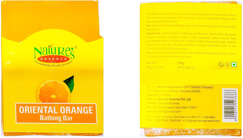 nature essence Oriental Orange Bathing Bar Pack Of 2(2 x 150 g)