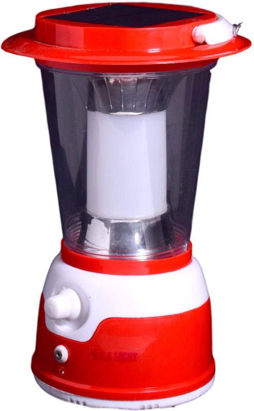 kgn electricals Super Bright SL-5017 Solar LED Lantern 1AMP Emergency Light(Red)