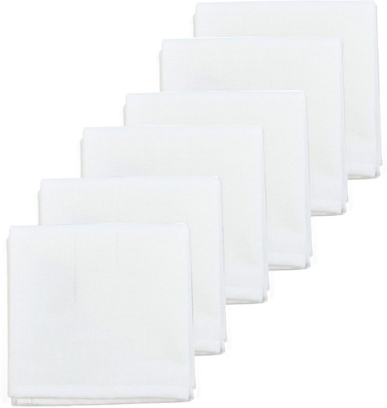 myasa Men's Handkerchief- Set of 6 Handkerchief(Pack of 6)