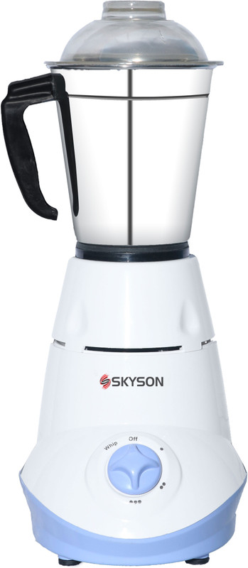 SKYSON JUICY 1 POWERFUL 550 W Mixer Grinder(White, 1 Jar)