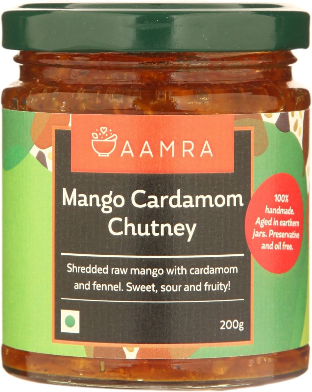 AAMRA Mango & Cardamom Chutney Mango Pickle(200 g)