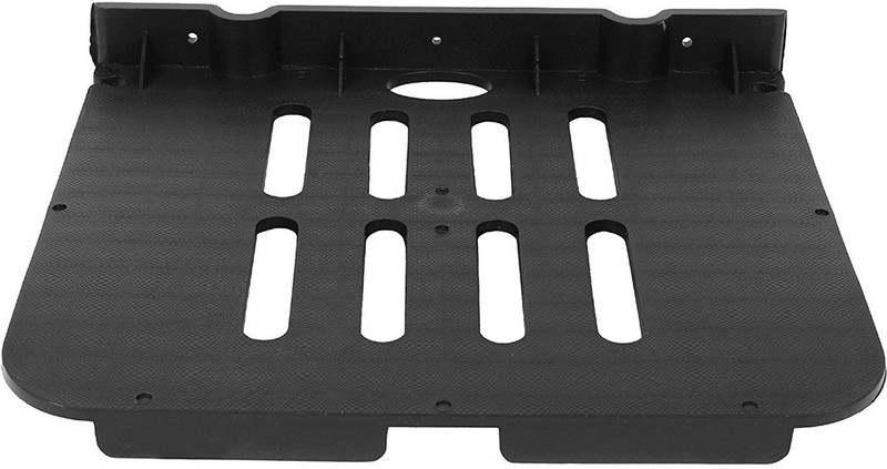 108 Multipurpose Set top box/speaker stand Iron Wall Shelf(Number of Shelves - 1, Black)