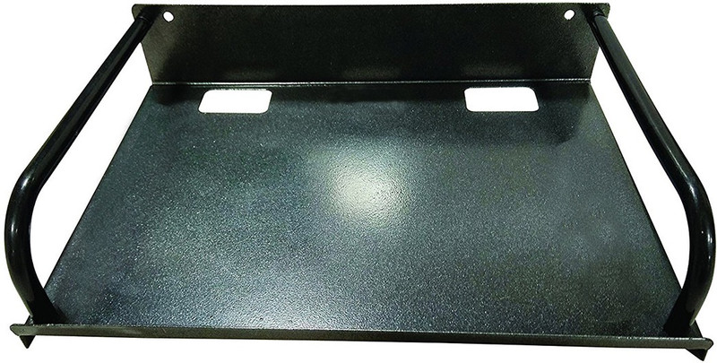 108 Multipurpose Set top box/speaker stand Iron Wall Shelf(Number of Shelves - 1, Black)