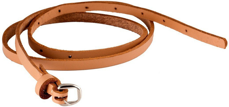 trysco Girls Formal Tan Genuine Leather Belt