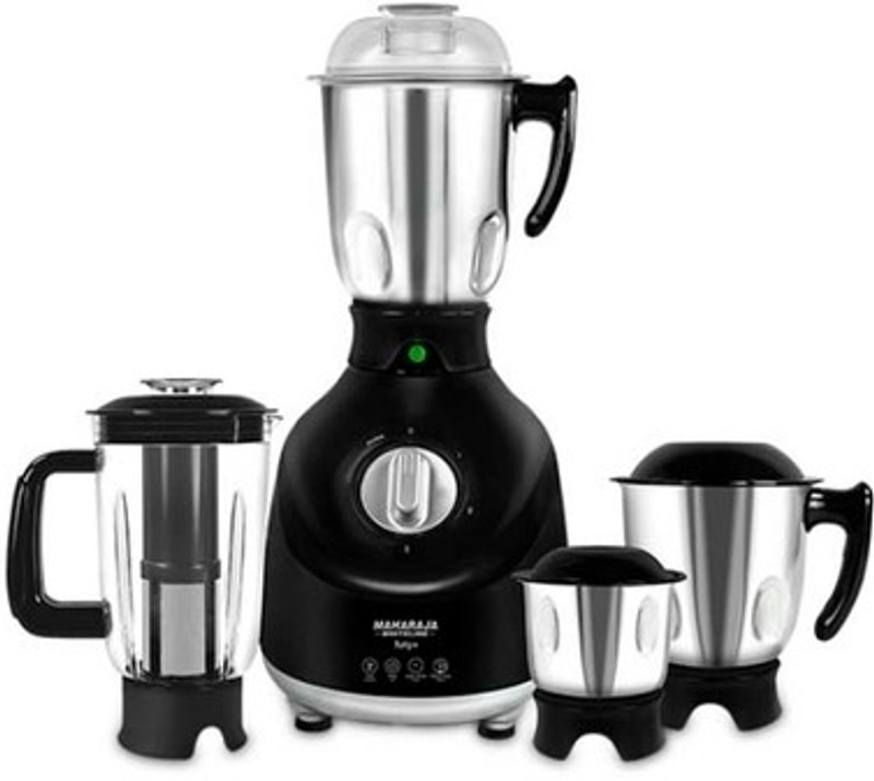 Maharaja Whiteline 2017 Maharaja white FURY+ (MX-175) 750 W Juicer Mixer Grinder(Premium Black & Silver, 4 Jars)