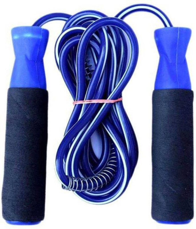 live sports Port Jump Rope Ball Bearing Skipping Rope (Blue, Pack of 1) Weighted Skipping Rope(Blue, Length: 366 cm)