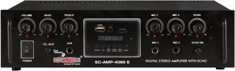 5 Core 4060-USB-ECHO 36 W AV Control Amplifier(Black)