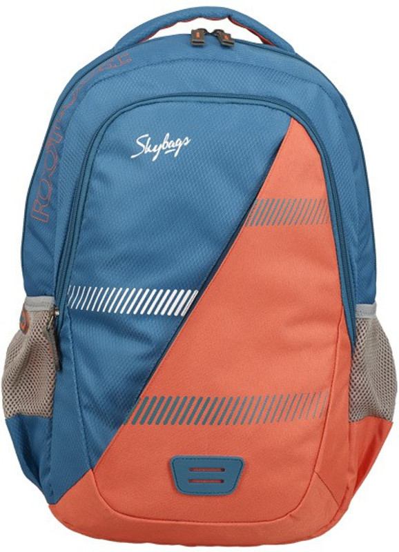 Skybags Eon 3backpack Teal 26 L Backpack Blue Orange Latest Shopping Deals
