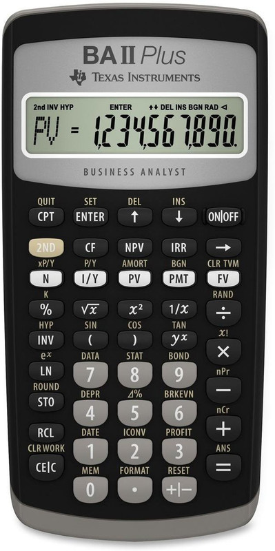texas BA II Plus Texas Ba II plus financial Financial  Calculator(10 Digit)