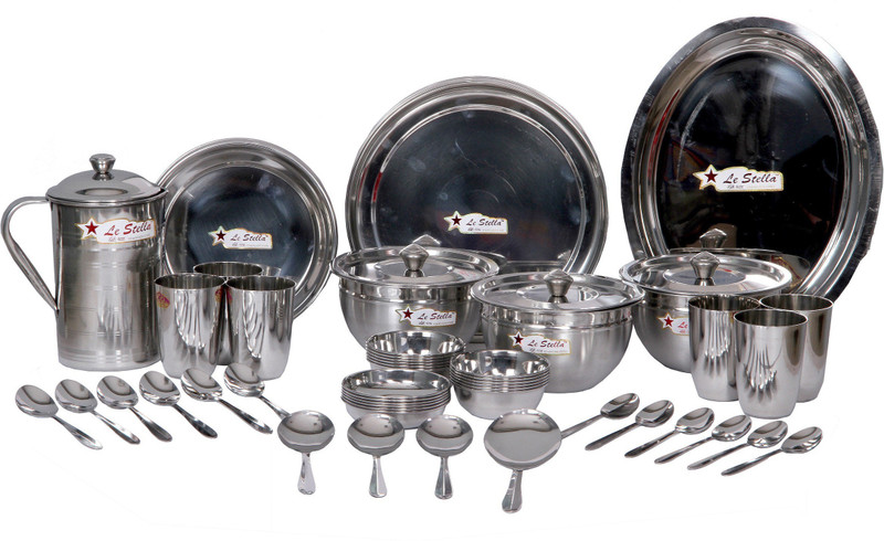 le stella LS111 Pack of 51 Dinner Set(Stainless Steel)