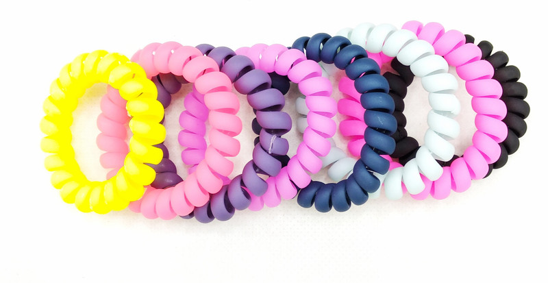 fairytale multi matte colour PONYTAIL HOLDERS Hair Elastic Ties Bands Holders Headband Boutique Girls Ponytail Holders No Crease Ouchless Stretchy Elastic StylingÂ  Rubber Band(Multicolor)
