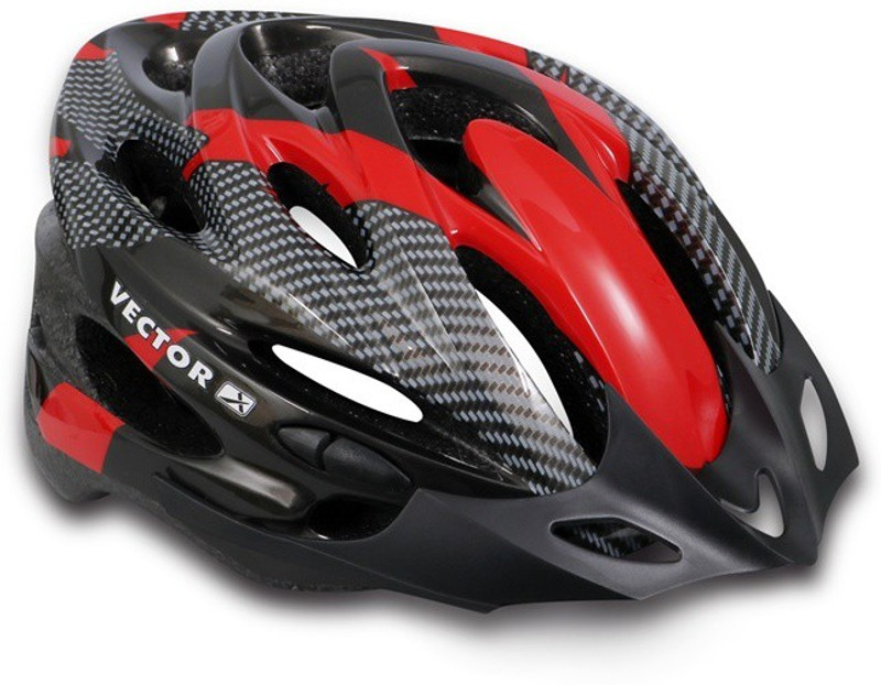 Vector X H-50 Cycling Helmet(Black, Red) Vector X H-50 Cycling Helmet(Black, Red)