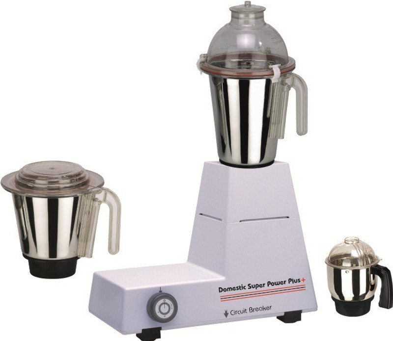 SilentPowerSunmeet Domestic 1000 S_DomesticWhite3jar1000W 1000 W Mixer Grinder(White, 3 Jars)