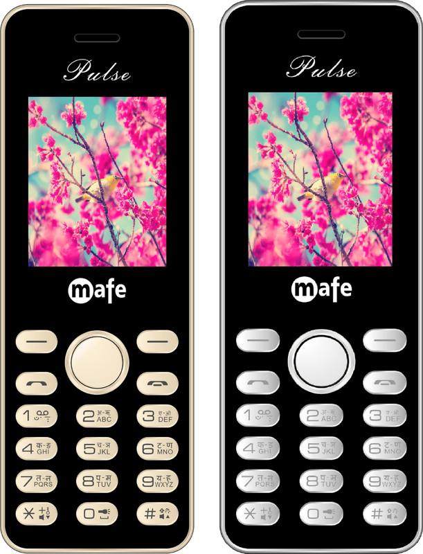 Mafe Pulse Combo of Two Mobiles(Black&Silver, Black&Gold)