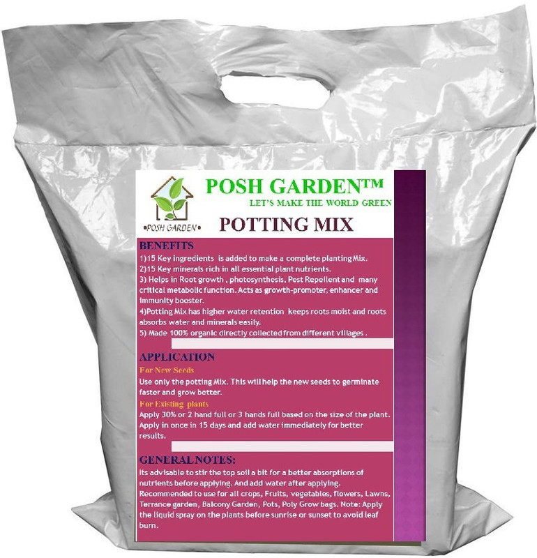 posh garden Potting mix 10 kg Soil Manure(10 kg Powder)