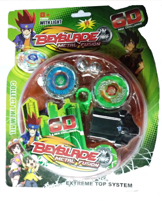 kidztoyzone KIDZTOY World Multi color 6D Beyblade (Multicolor)(Multicolor)