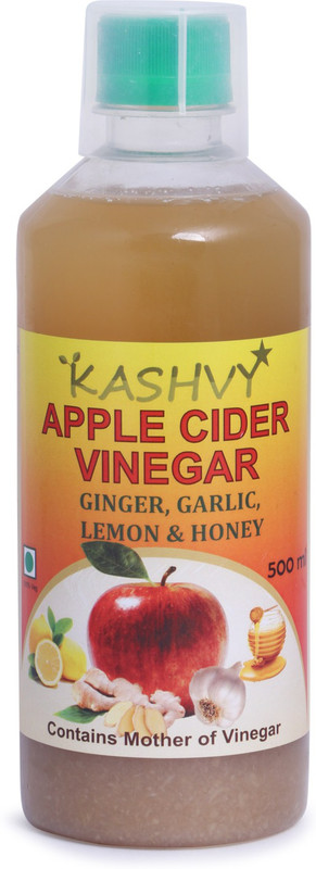 kashvy Apple Cider Vinegar with Ginger, Garlic, Lemon & Honey Vinegar(500 ml)