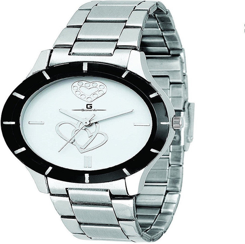 geonardo GDW105 Heartica Silver Dial Analog Analog Watch  - For Girls