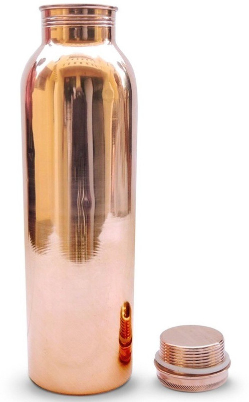 nageshwar Pure Copper Water Bottle 1000ml 1000 ml Bottle(Pack of 1, Brown)