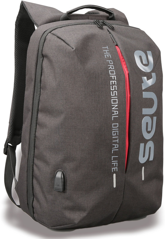 seute 15.6 inch Laptop Backpack(Black)