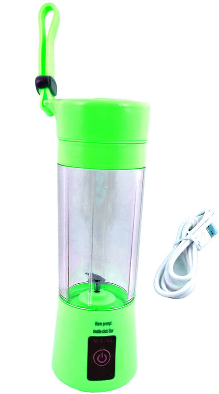 bludug PRO1 Portable and Rechargeable Battery Juice Blender Cup-Green 700 W Juicer Mixer Grinder(Green, 1 Jar)