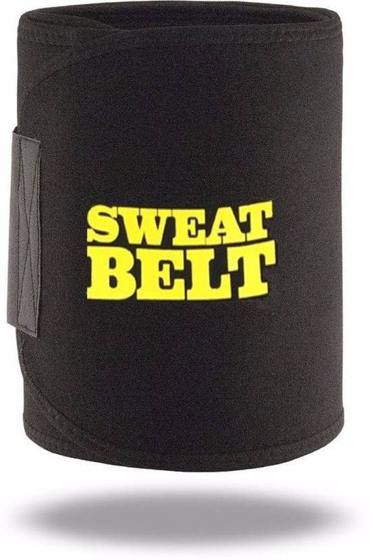 raienterprises Adjustable Neoprene Waist Trimmer Slimming Belt(Black)