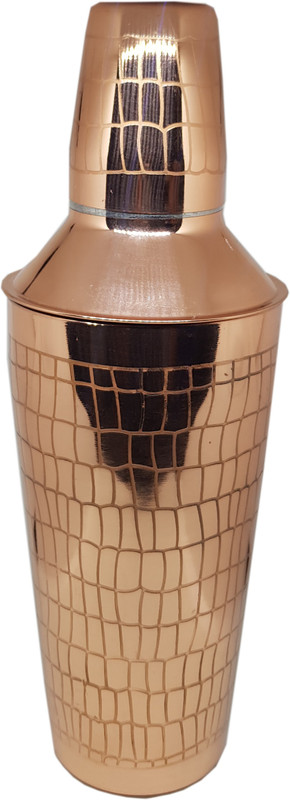 silver glow 750 Stainless Steel Cocktail Shaker(Brown)