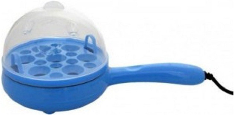 RIANZ Electric Egg Boiler Steamer Poacher - Compact, Stylish 7 Egg Cooker Non-Stick Electric Frying Pan Egg Cooker(7 Eggs)