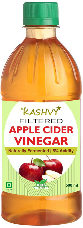 kashvy Filtered Apple Cider Vinegar is 100% natural Vinegar(500 ml)