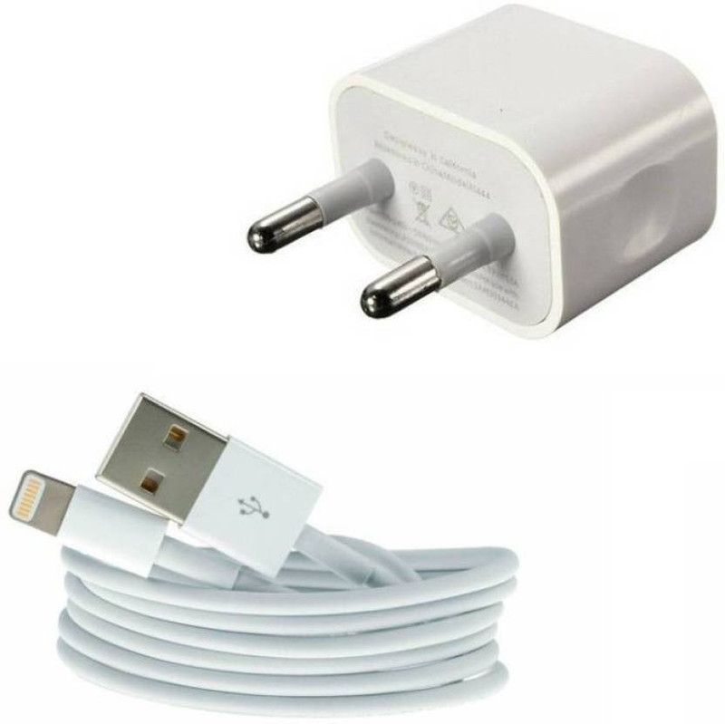 tesorq Wall Charger Accessory Combo for iphone 5, iphone 5s, iphone 6, iphone 6s, iphone 6 plus, iphone 6s plus, iphone 7, iphone 7 plus(White)