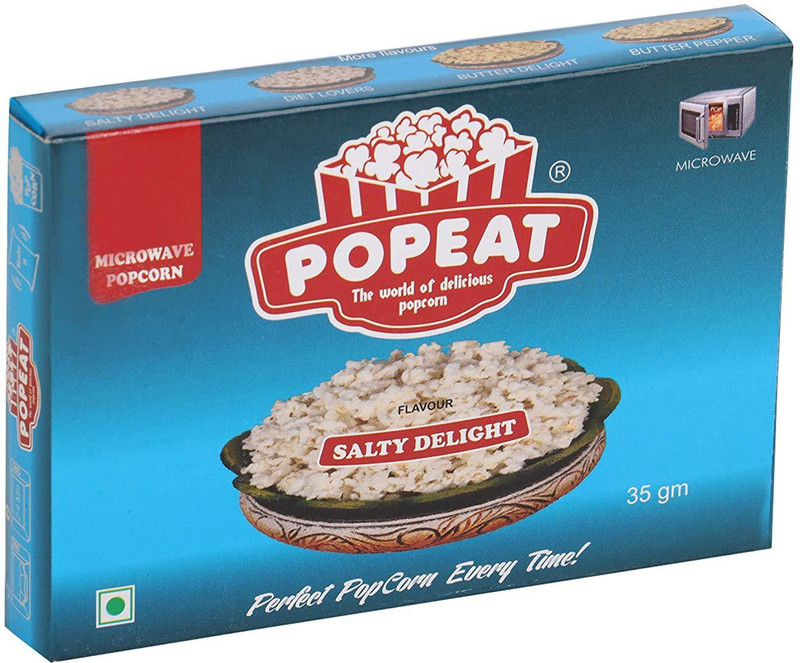 PopEat Salty Delight Salty Delight Popcorn(210 g, Pack of 6)
