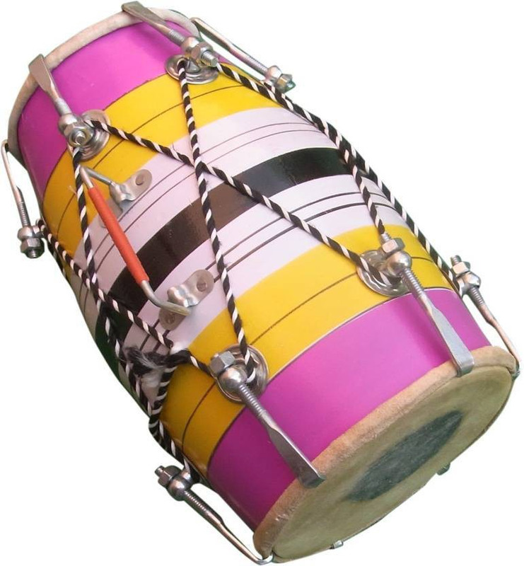 NSR Traders DNT00AA Nut & Bolts Dholki(Multicolor)