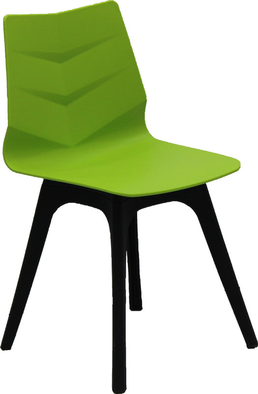 kozy corner Plastic Dining Chair(Set of 1, Finish Color - Green Matte)