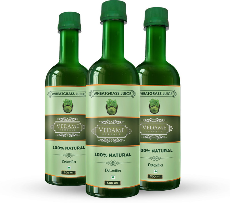 vedame herbals Wheatgrass Juice(pack of 3)(3 x 166.67 ml)