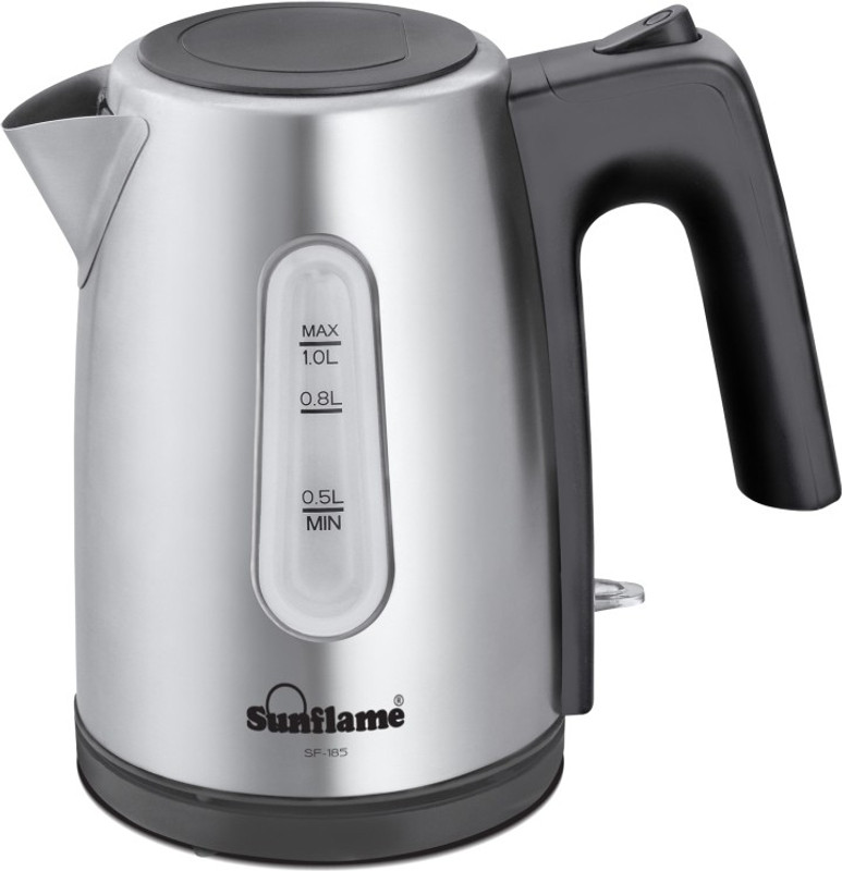 Sun Flame ELECTRIC KETTLE SF-185 Electric Kettle(1, Silver, Black)