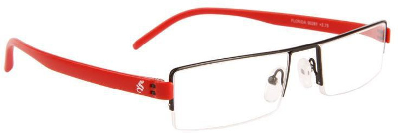 Esperto Half Rim (+3.00) Rectangle Reading Glasses(62 mm)