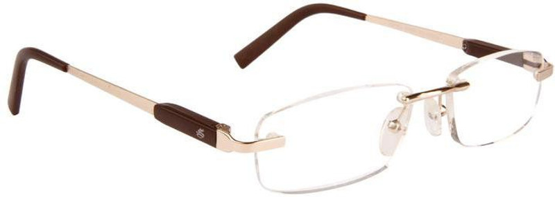 Esperto Readers Rimless (+1.00) Square Reading Glasses(62 mm)