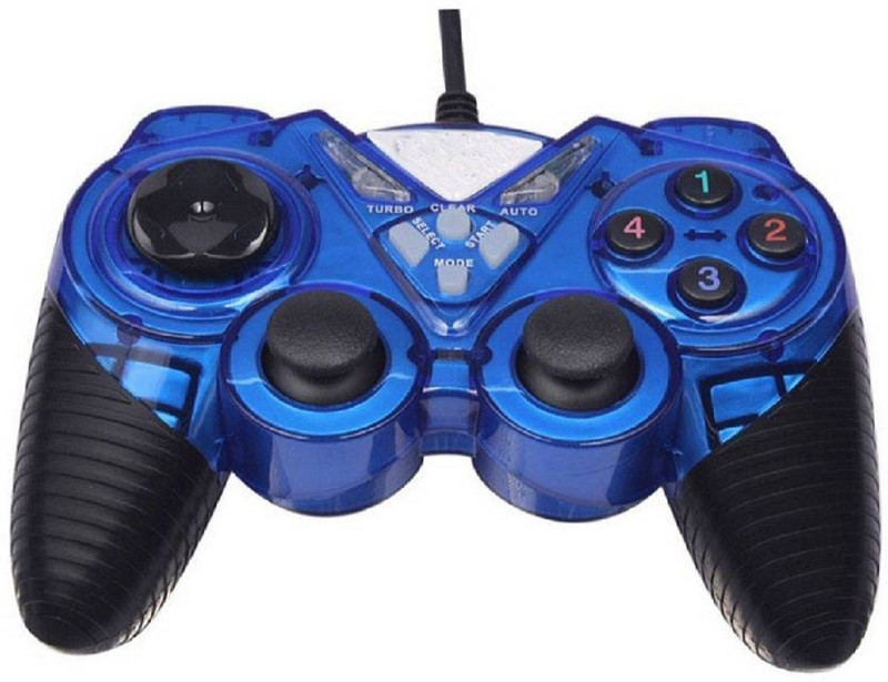 compgravit 7487-2V USB GAMEPAD With 2 Way Vibration / Shock Function Joystick  Joystick(Multicolor, For Mac OS)