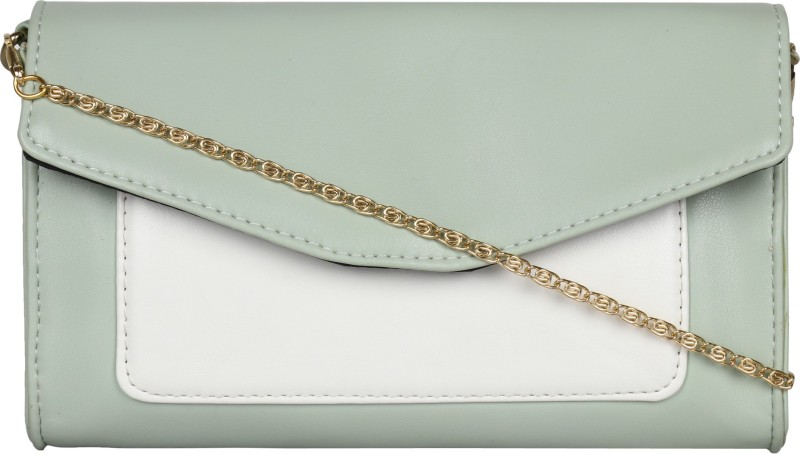 Berrypeckers Green, White Sling Bag