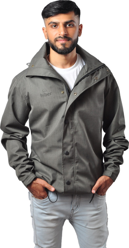 hiber Full Sleeve Harringbone Men & Women Jacket