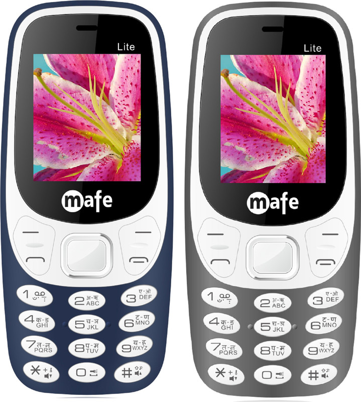 Mafe Lite Combo of Two Mobiles(Blur&White, Grey&White)