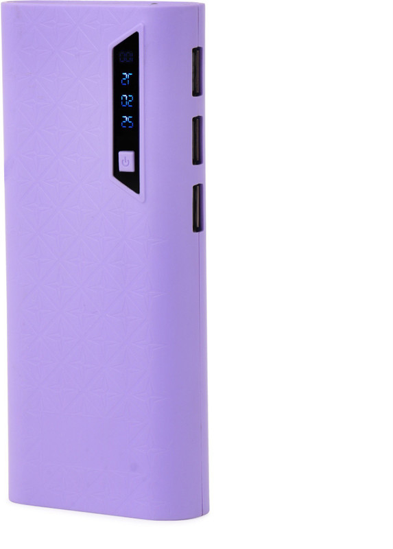 pomifi 15000 Power Bank (flo, portable battery charger)(Purple, Lithium-ion)