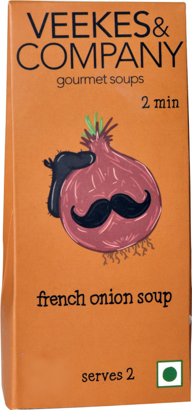 veekes and company French Onion Gourmet Soup Mix 100 g(Pack of 4)