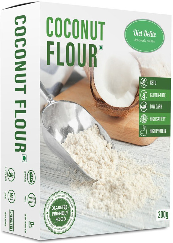 Dietdelite coconut flour 200 g Dietdelite coconut flour 200 g