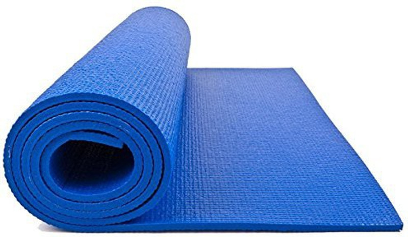 True Store Thick High Density Padding To Avoid Sore Knees Blue 6 mm Yoga Mat