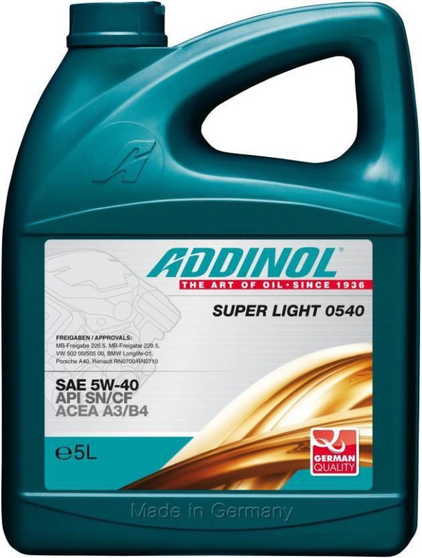 Addinol 0540 Synthetic Motor Oil(4 L)- Buy Online in Gibraltar at  gibraltar.desertcart.com. ProductId : 144323414.