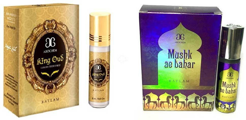 Arochem King oudh Mushk Ae Bahar Combo Floral Attar(Sandalwood)